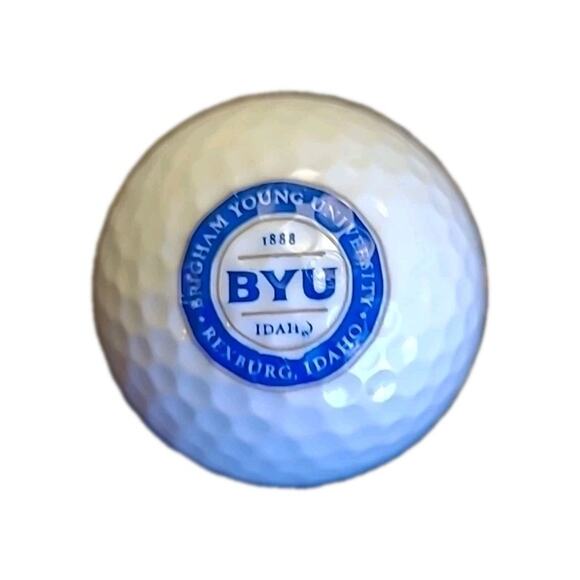 BYU Cougars Golf Ball Brigham Young University Tri Flight - Picture 1 of 3